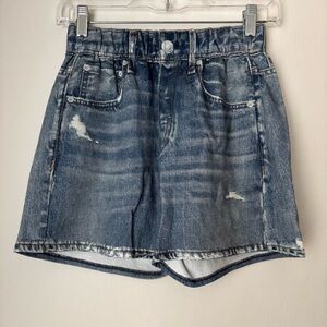 rag & bone Distressed Dark Wash Denim Shorts